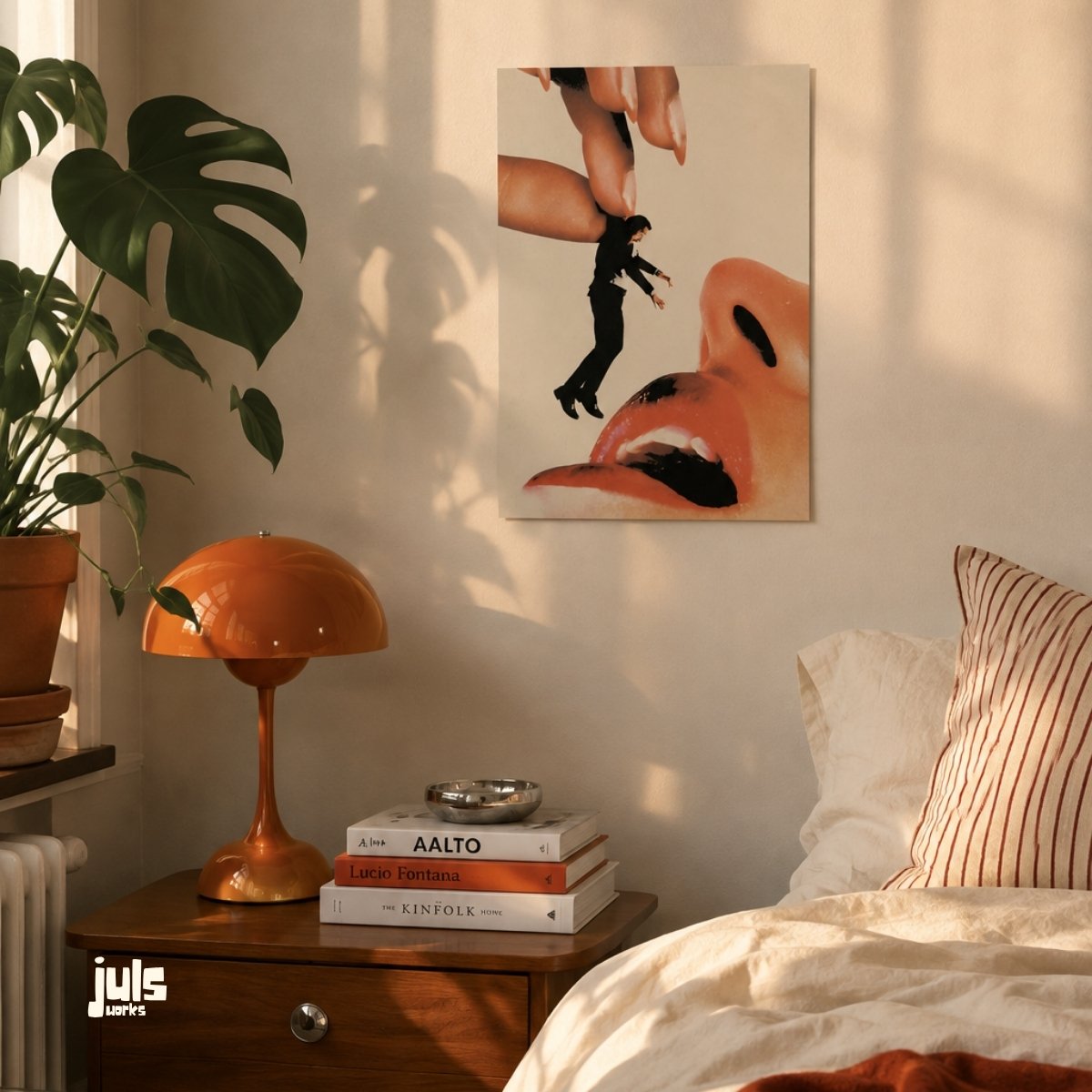 Maneater Sürreal Kolaj Poster