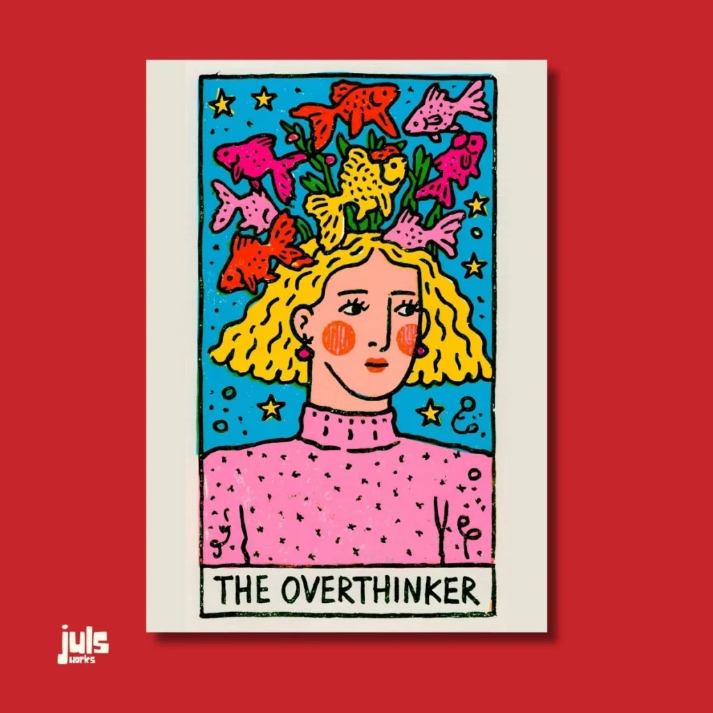 The Overthinker Tarot Poster