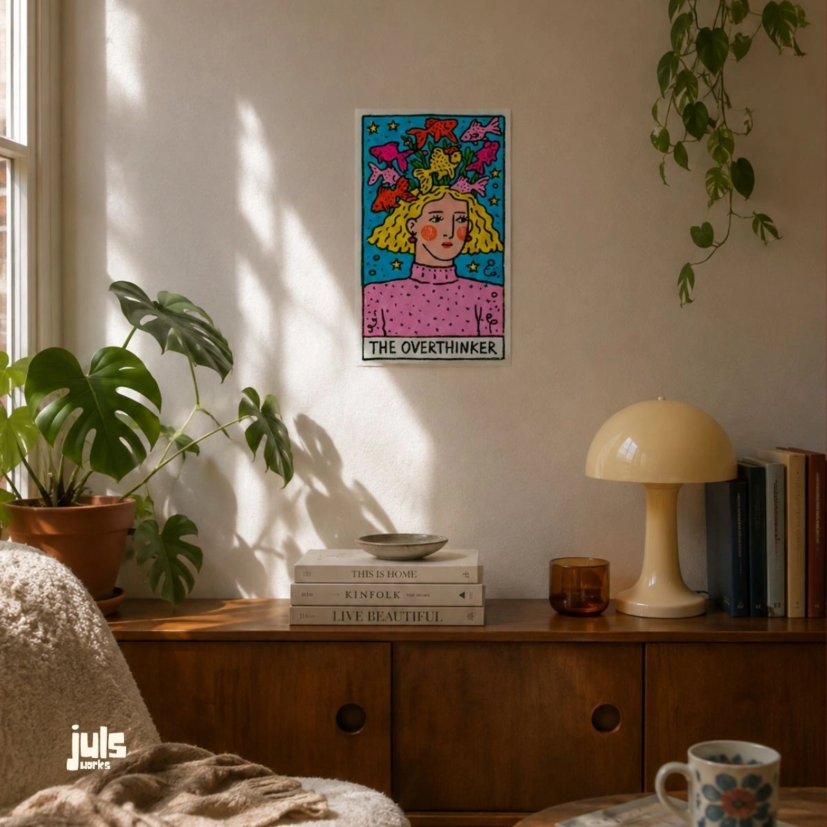 The Overthinker Tarot Poster