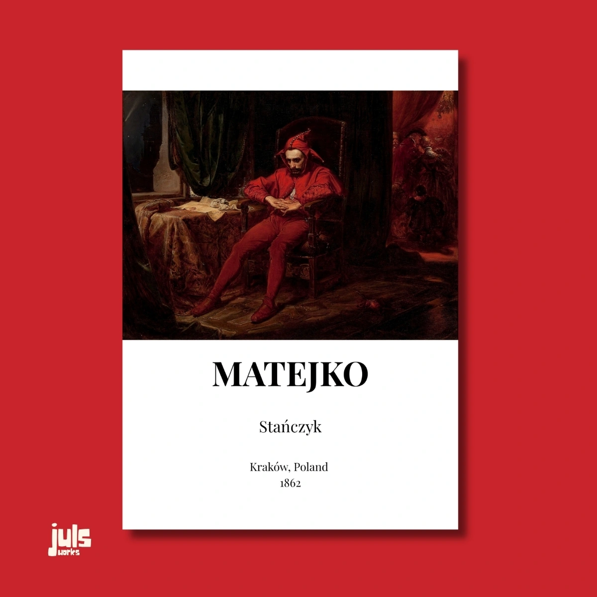 Matejko Stańczyk Sanat Posteri