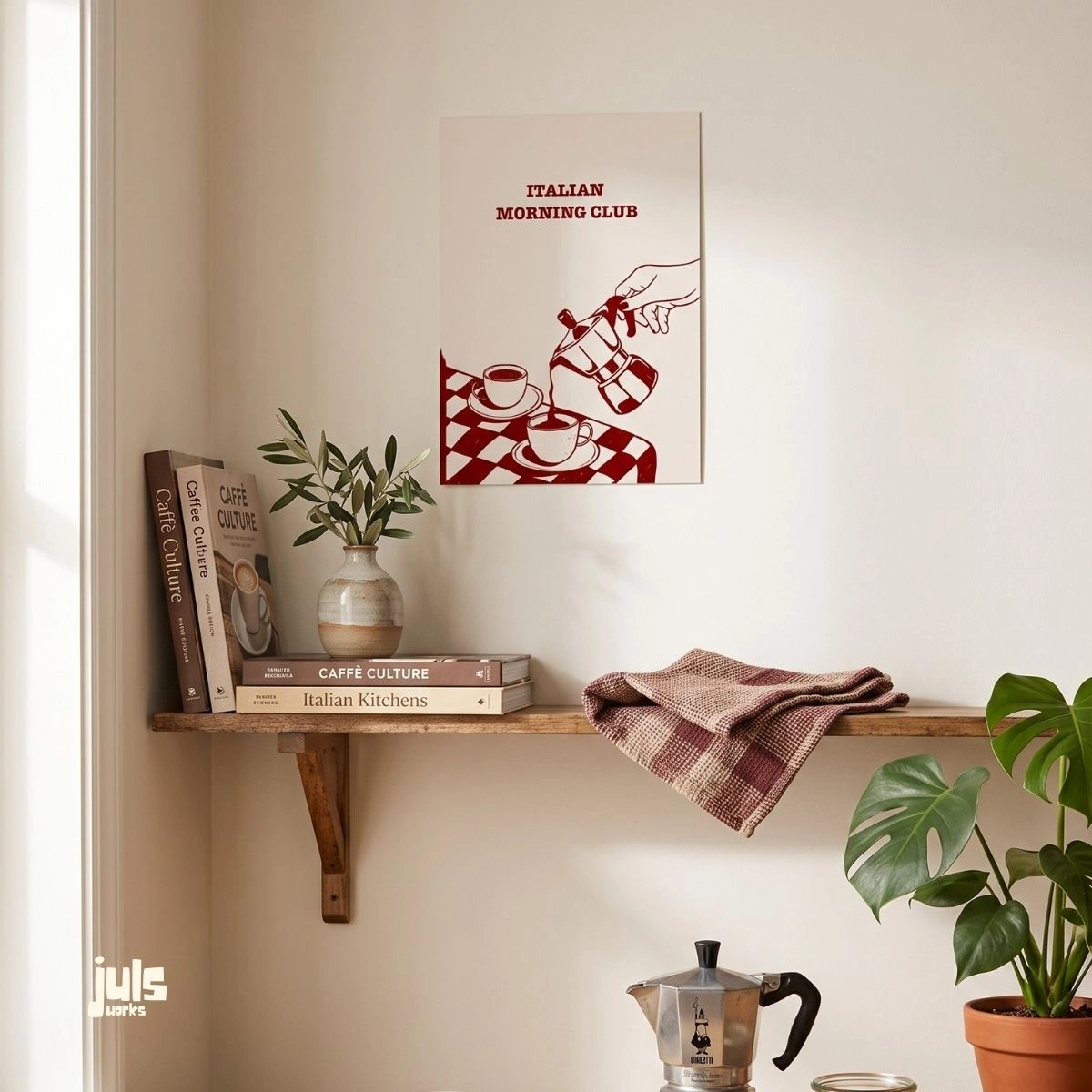 Italian Morning Club Poster
