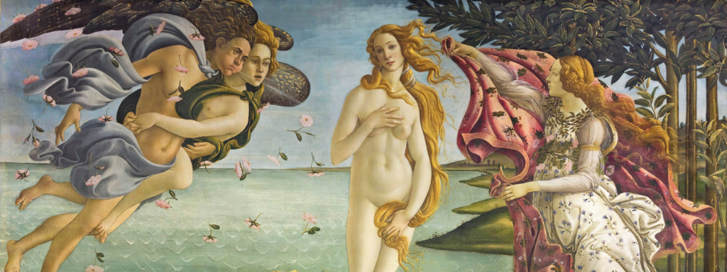 The Birth of Venus poster - Botticelli müze koleksiyonu duvar sanatı