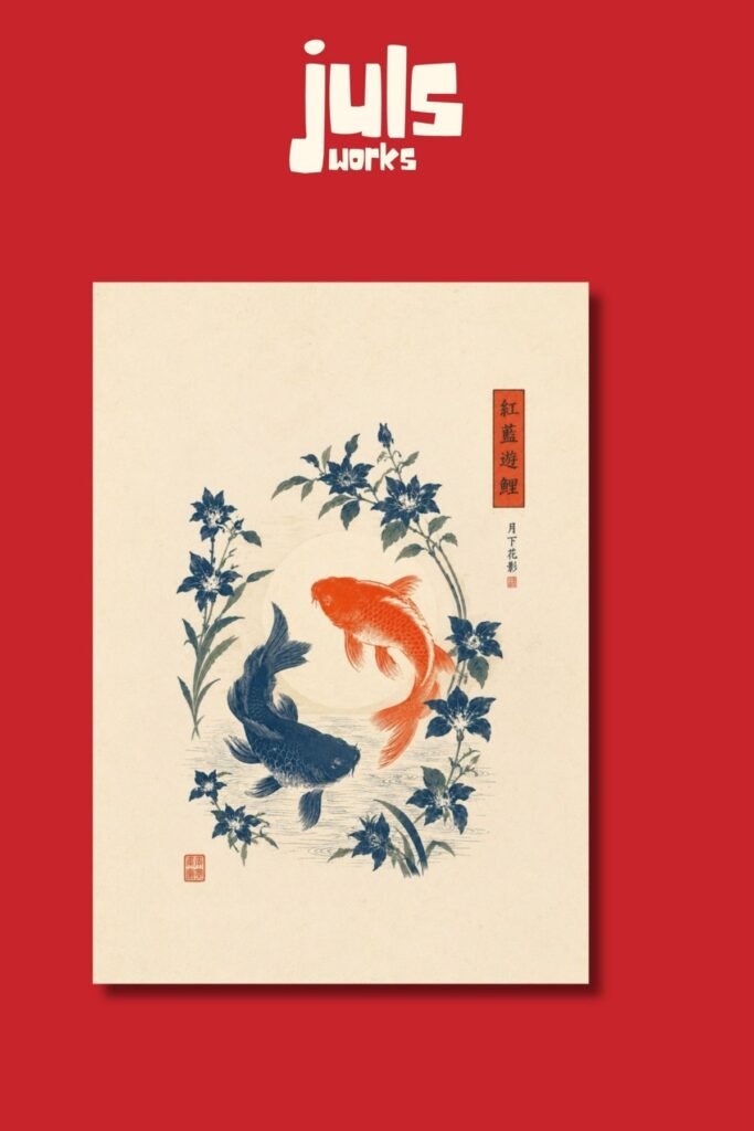 Koi Wreath
