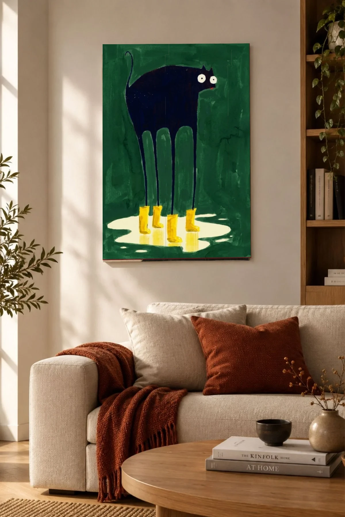 Rain Boots posteri duvarda