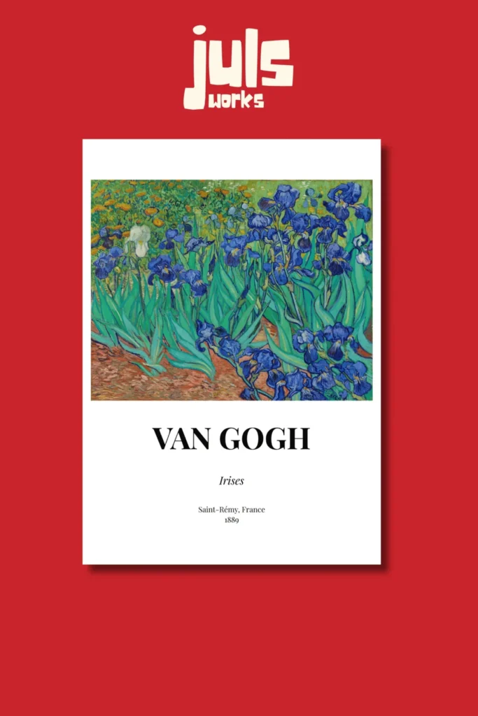 Van Gogh Irises posteri